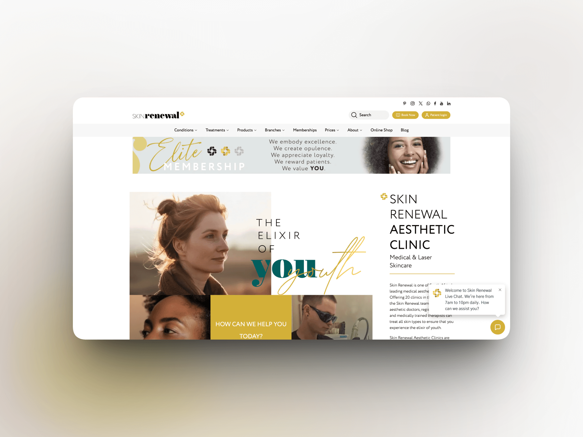 Skin Renewal project imagery